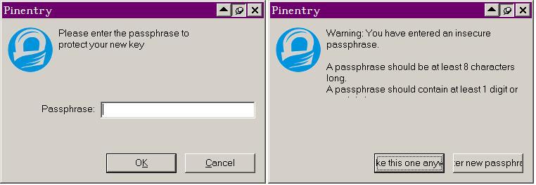 Key generation failed no pinentry game